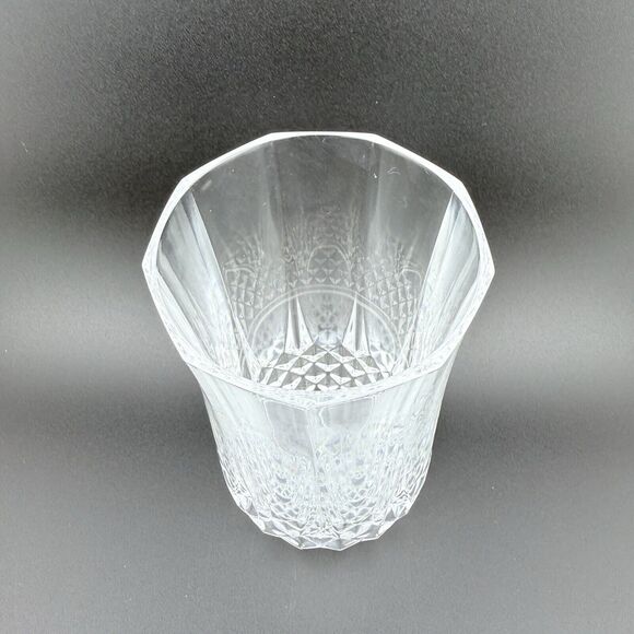 Retired Cristal D'Arques Longchamp 24% Lead Tall Highball Crystal Glass 5" - Picture 4 of 7